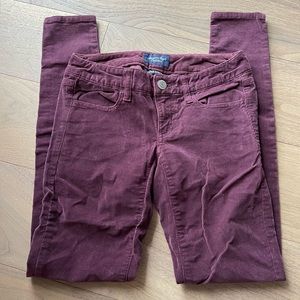 American Eagle Burgundy Pants